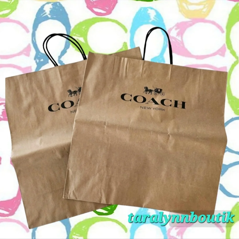 2 x Coach Gift Bags